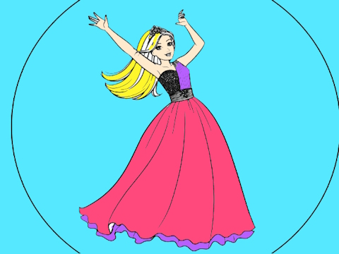 Hra Omalovánky Barbie 