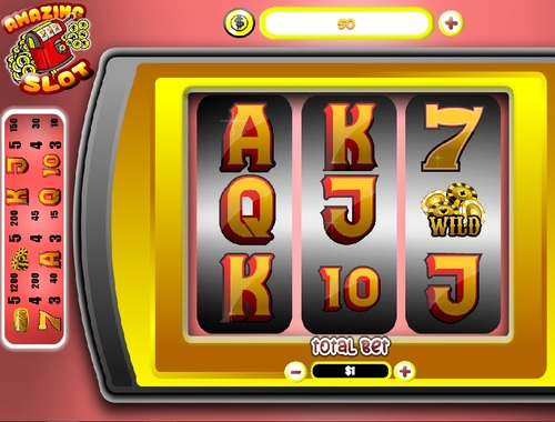 Hra Úžasný slot 