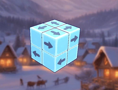 Hra Demontujte krychli dřevěnou ve 3D! 
