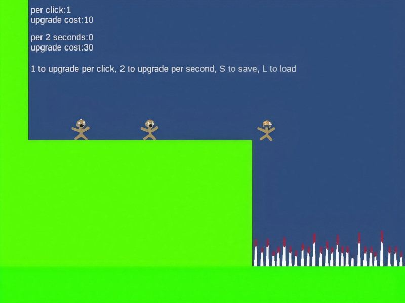 Hra Zatlačte lidi z cliff clicker 