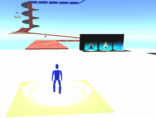 Hra Snadné obby parkour 