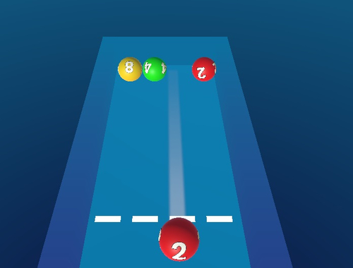 Hra Sloučte Balls 2048 Billiards! 