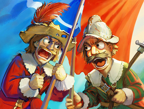 Hra Musketeers Gunpowder vs. Steel 
