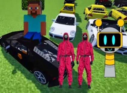 Hra Minecraft Squid Sprunki Drift Multiplayer