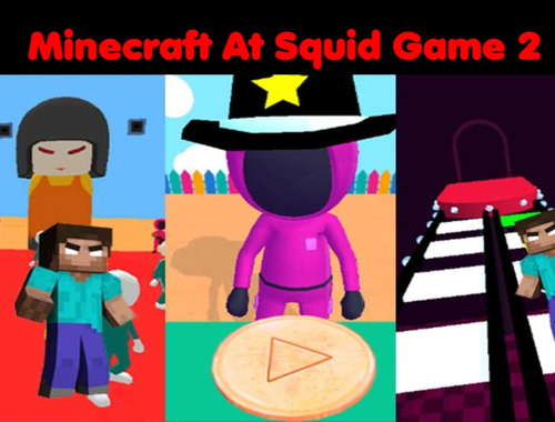 Hra Minecraft ve Squid Game 2 