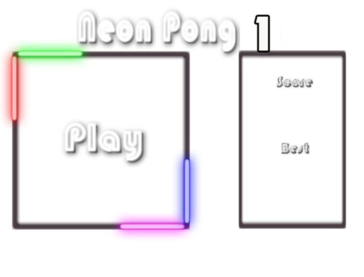 Hra Neon Pong 1 