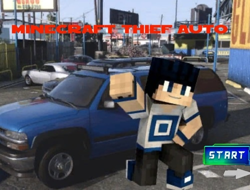 Hra Minecraft Thief Auto 
