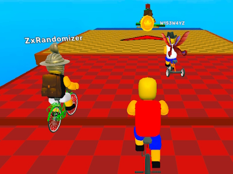 Hra Obby na kole 