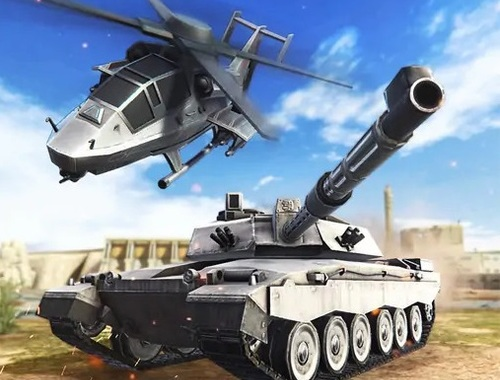 Hra Strategie války. Tanky a vrtulníky 