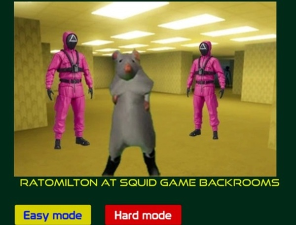 Hra Ratomilton v Squid Game Backrooms 