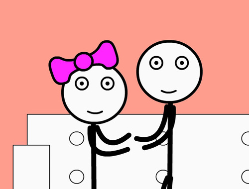 Hra Vězení a láska Stickman 