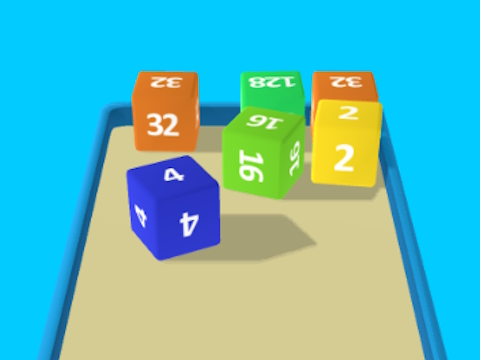 Hra 2048 CUBE MERGE 