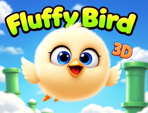 Hra Fluffy Bird 3d 