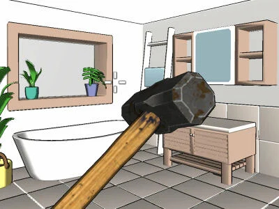 Hra Rozbít místnost na kousky 