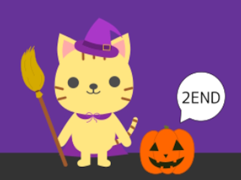 Hra Kočka a Halloween uniknout 