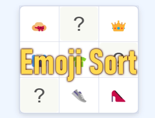 Hra Emoji třídění 