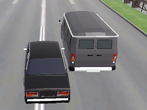 Hra Ruský drift: předjíždění ve městě 