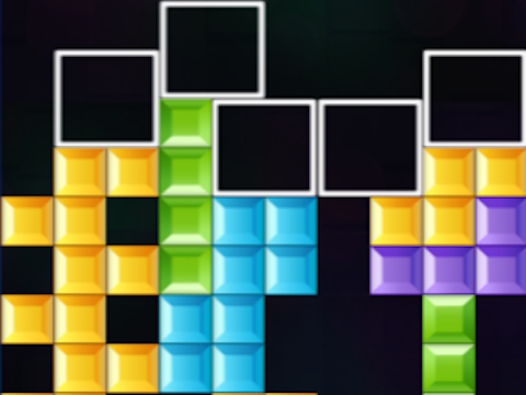 Hra Tetris naznačil 