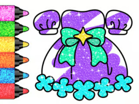Hra Omalovánky: Glow Dress 