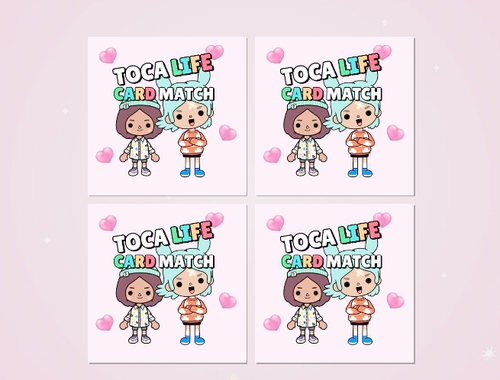 Hra TOCA Life Memory Card Match 