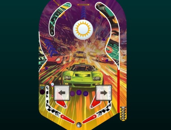 Hra Závodní pinball 