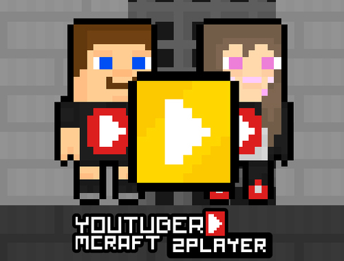 Hra Youtuber Minecraft 2 hráč 