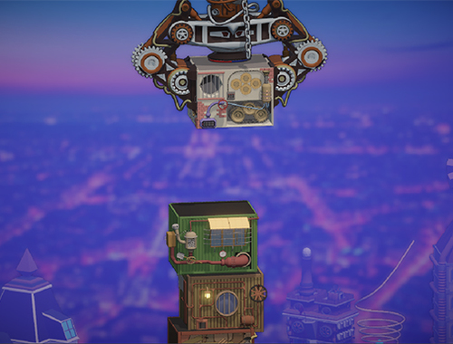 Hra Steampunk Tower Builder 