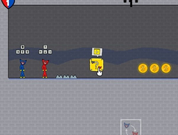 Hra Duo Stickman Huggy Party 