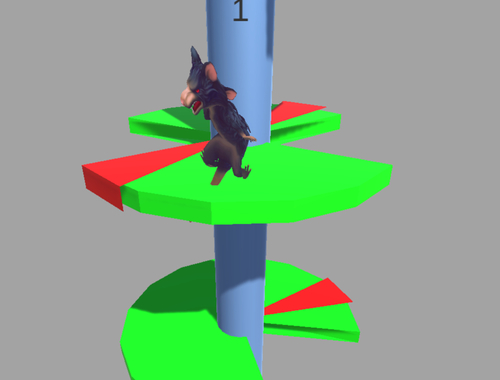 Hra Ratomilton Helix Jump 