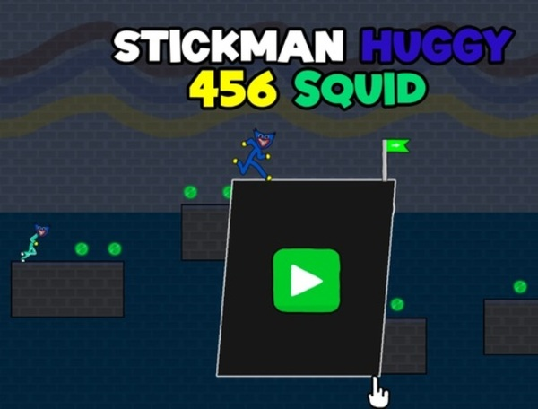 Hra Stickman Huggy 456 Squid 
