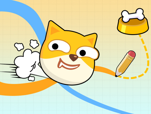 Hra Doge Rush Draw Home Puzzle 