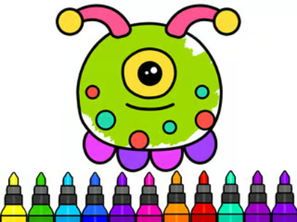 Hra Omalovánky: Alien 