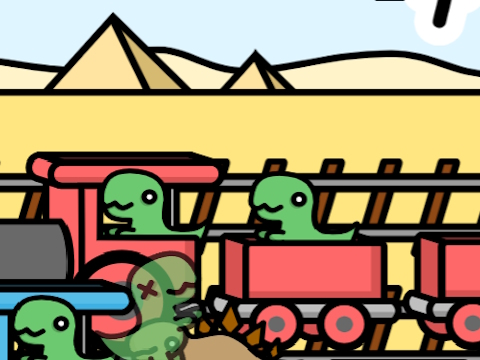 Hra Železniční dino 