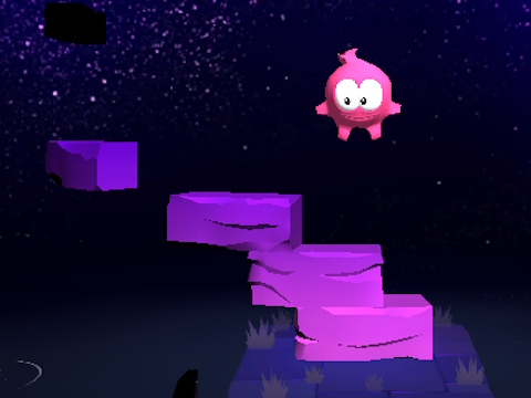 Hra Om nom Jump 