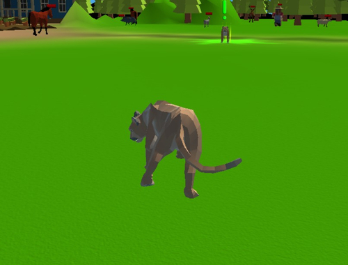Hra Cougar Simulator - velké kočky 