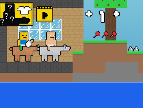 Hra Baby Noob vs Baby OBBY kůň 