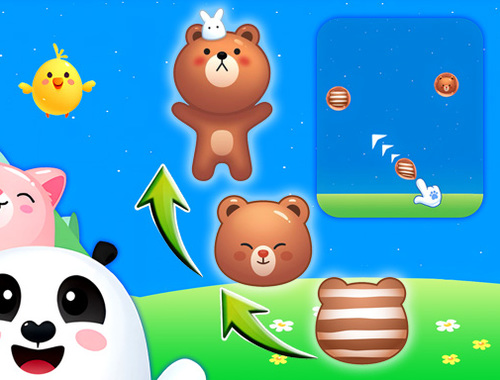 Hra Sloučení zvířat: Bubble Shooter 