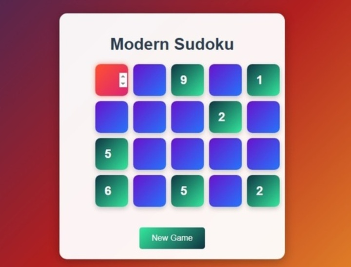 Hra Moderní sudoku 