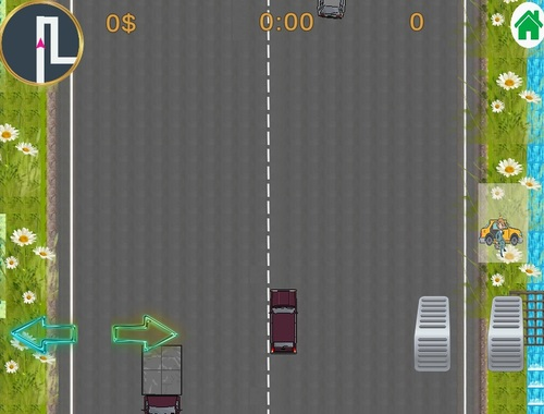 Hra Taxikářské auto - jízda taxi a vyzvednutí cestujících 