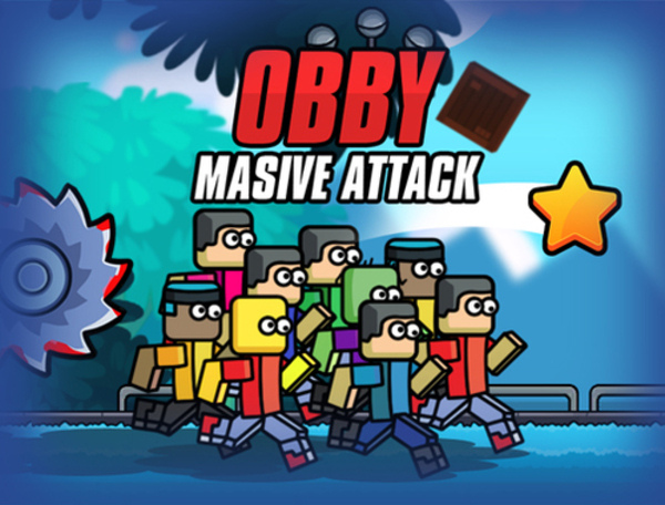 Hra Obby masivní útok 