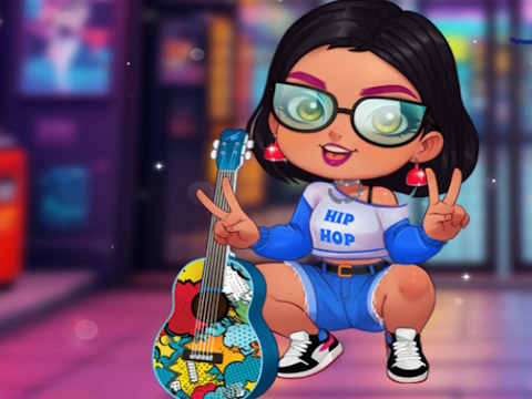 Hra Stylová dívka hip hop 