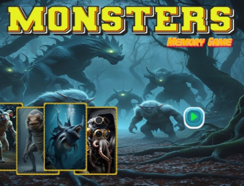 Hra Monsters Memory Game 