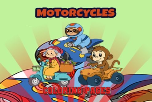 Hra Omalovánky pro motocykly 