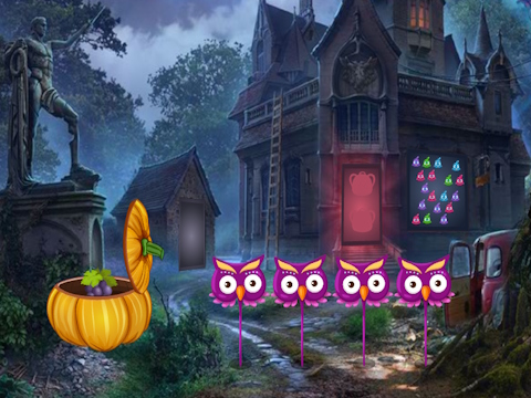 Hra Haunted dýňová záchrana 