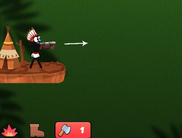 Hra Bitva šipky Stickman 