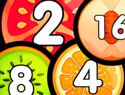 Hra Sloučit balls Shooter 2048 Connect Fruits 