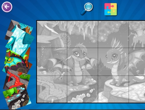 Hra Chytrá dětská puzzle 