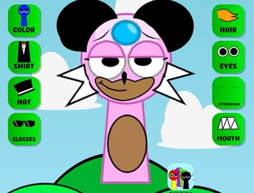 Hra Sprunki Character Maker OC 