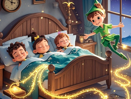 Hra Najděte rozdíly: Peter Pan 