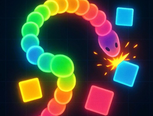 Hra Snake Frenzy Color Clash 